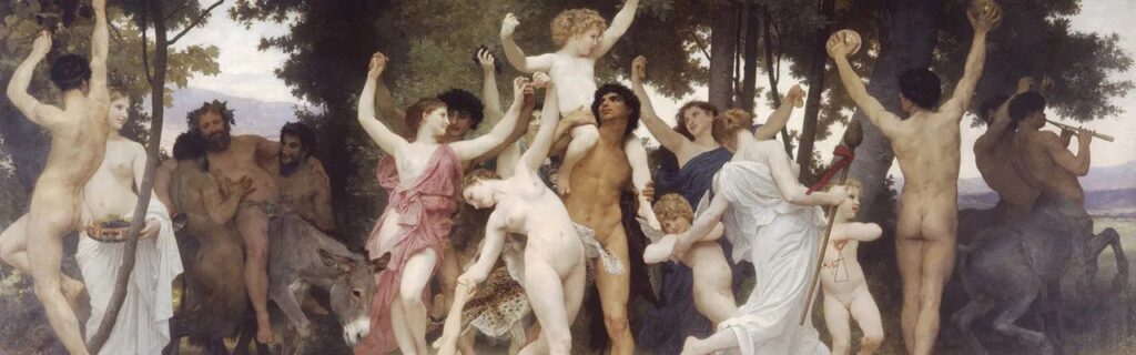 William Adolphe Bouguereau The Youth of Bacchus Painting